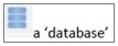 icon of a database